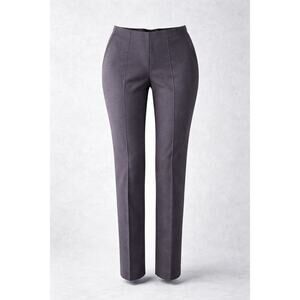 Chico’s Pants Dark Gray Stretch Knit Slim Leg L